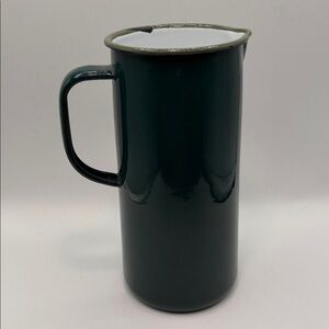 Dark Green Night Swim Falcon Enamel Pitcher